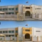 School paint work: Before and after: full exterior repaint